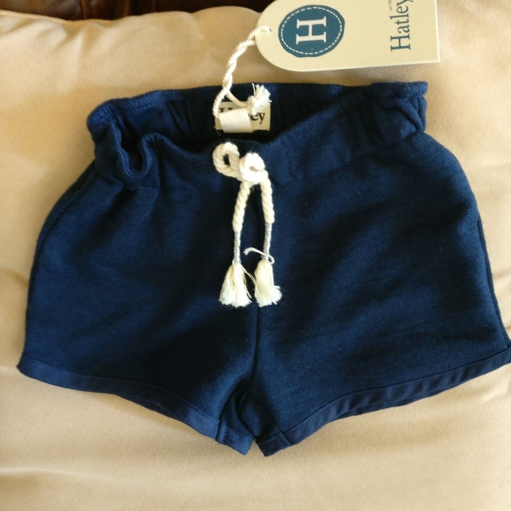2t toddler girl navy shorts nwt